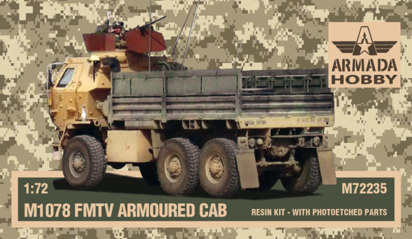 AMM72235   M1083 FMTV Armoured Cab Resin kit w. PE sets (thumb9676)