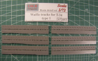 OKBS72093 Траки для танка Т-34 "вафли" тип 1.         Waffle tracks for T-34, type 1 (thumb7820)