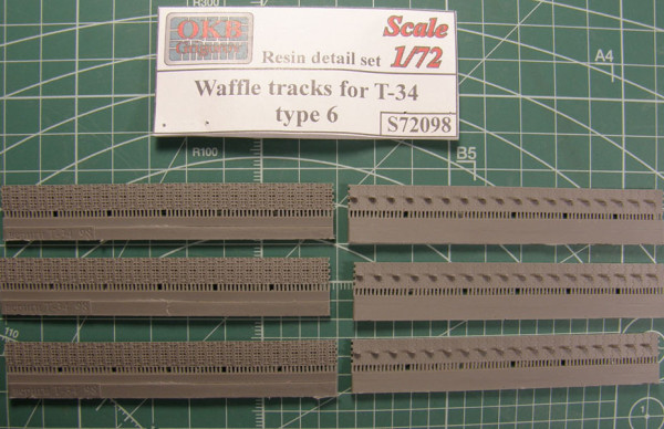 OKBS72098 Траки для танка Т-34 "вафли" тип 6.       Waffle tracks for T-34, type 6 (thumb7840)