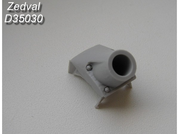 ZdD35030 Бронемаска ствола без пылезащитного чехла для Т-55. Armor mask trunk without the dust cover for the T-55 (thumb7393)