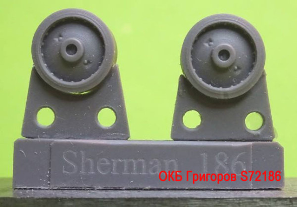 OKBS72186 Катки для семейства танков M4               Wheels for M4 family, VVSS smooth convex (thumb8745)