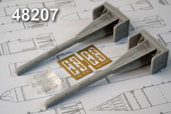 АМС 48207 Авиационная управляемая ракета Р-60 класса «Воздух-воздух» малой дальности стрельбы (thumb10321)