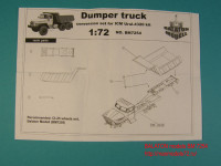 BM7254   Самосвал Урал конверсионный набор для модели ICM       Dump truck conversion set for ICM Ural kit (attach5 8965)