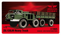 AME72025    ZIL-135 8 wheeled heavy truck and prime mover Resin kit w. PE set (thumb9481)