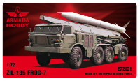 AME72021   ZIL-135 FROG-7 (LUNA) 8 wheeled missile launcher Resin kit w. PE set (thumb9473)