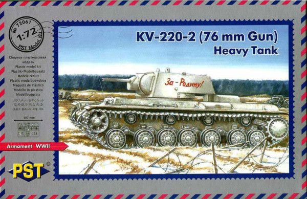 PST72061   КВ-220-2        KV220/76 Russian Heavy Tank (thumb10148)
