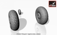 AR AW72406    1/72 deHavilland DH.98 «Mosquito» wheels (attach1 12953)