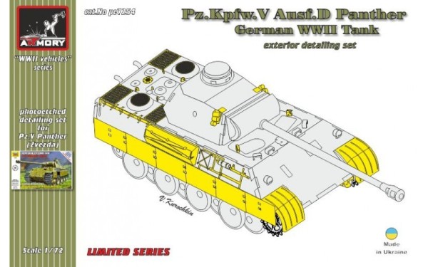 AR pe7254     1/72 Pz.Kpfw.V Ausf.D Panther superdetailing set (thumb13097)