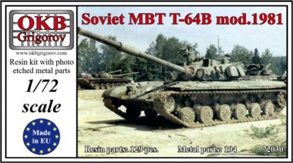 OKBV72030   Советский основной боевой танк Т-64Б                       Soviet MBT T-64B mod.1981 (thumb8503)