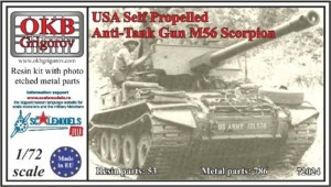 OKBV72024 Американская легкая авиадесантная противатанковая САУ M56 Scorpion USA Self Propelled Anti-Tank Gun M56 Scorpion (thumb8491)