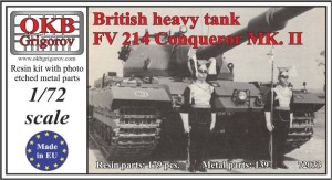 OKBV72033   Британский тяжелый танк FV 214 Conqueror MK. II                     British Heavy Tank FV 214 Conqueror MK. II (thumb8509)