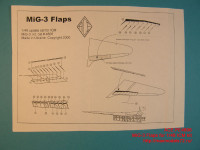 ACEPE4806   Фототравление для модели МИГ-3 от ICM закрылки                                                                     MiG-3 Flaps (Mikoyan Gurievich for 1/48 ICM kit) (attach1 12246)