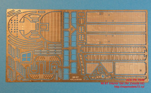 ACEPE7249   Фототравление для модели МИ-8 от ЗВЕЗДЫ интерьер                                                                       Mi-8T Interior Set (for Zvezda kit) (attach1 12207)