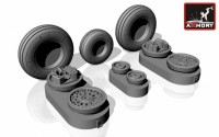 AR AW48019   1/48 AERO L-39 Albatros wheels (thumb12406)