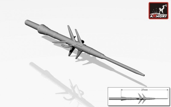 AR MA4806 1/48 Mikoyan MiG-25R Foxbat series pitot (thumb12544)