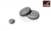 AR AW72003    1/72 Yakovlev Yak-1 wheels (thumb12697)