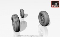 AR AW72313    1/72 F-105 Thunderchief wheels, weighted (attach2 12924)