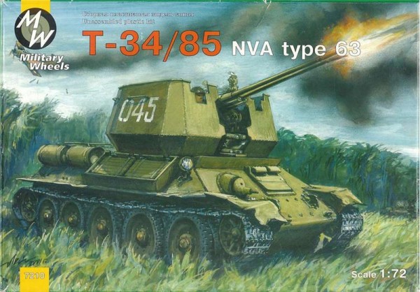 MW7210 T-34-85 NVA type 63 Soviet WWII medium tank (thumb13349)