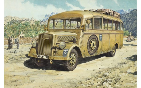 RN721   Opel Blitz Omnibus W39, Afrika corps (thumb20465)