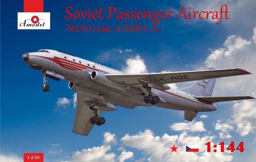 AMO1450   Tupolev Tu-104 airliner, Czechoslovakian airlines (thumb14916)