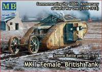 MB72002   Mk I "Female" British tank, Somme battle, 1916 (thumb18214)