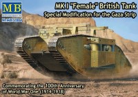 MB72004   Mk I "Female" British tank, Special modification for the Gaza Strip (thumb18218)