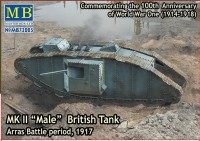 MB72005   Mk II "Male" British tank. Arras Battle period, 1917 (thumb18220)