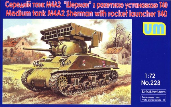 UM223   Tank M4А2 with T40 rocket launcher (thumb15755)