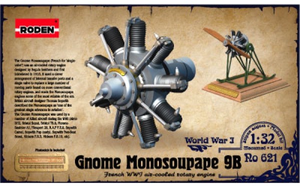 RN621   Gnome Monosoupape, engine (thumb19612)