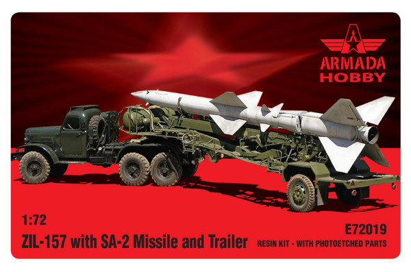 AME72019   ZIL-157 with SA-2 Missile and Trailer (thumb18336)
