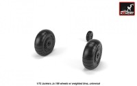 AR AW72203   1/72 Junkers Ju 188 wheels w/ weighted tires (attach1 21609)