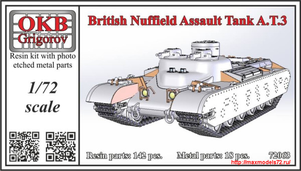 OKBV72063   British Nuffield Assault Tank A.T.3 (thumb25121)