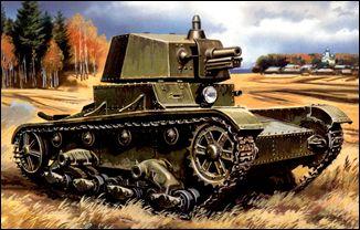 UMT314   T-26 WW2 Soviet tank with turret A-43 (thumb20740)