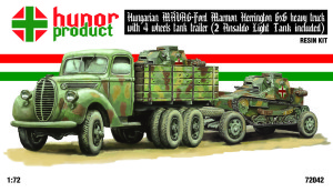 HP72042 41M FORD 6x6 TRUCK (MAVAG - MARMON HERRINGTON) + 4 wheels trailer + 2 ANSALDO (thumb21351)