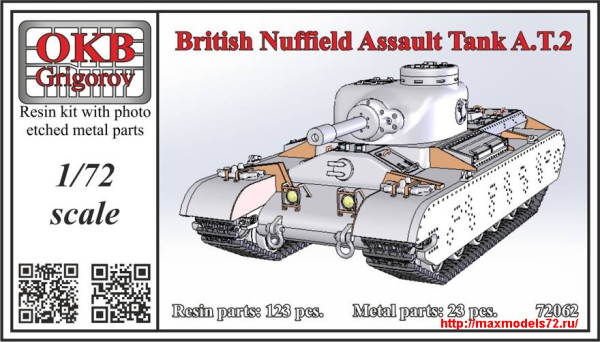 OKBV72062   British Nuffield Assault Tank A.T.2 (thumb25055)