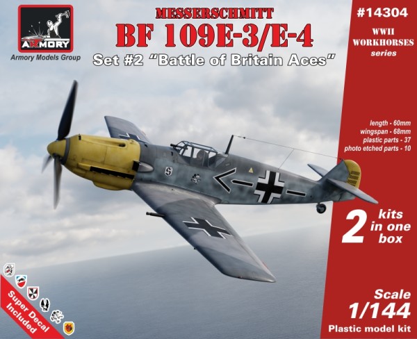 AR14304   1/144 Messerschmitt Bf 109E "Battle of Britain Aces" (thumb24085)