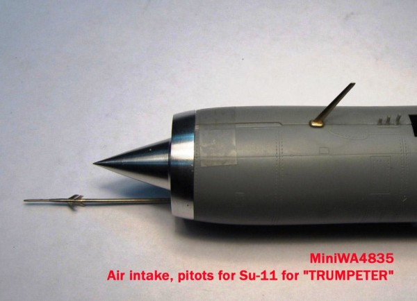 MiniWA4835   Air intake, pitots for Su-11 for "TRUMPETER" (thumb23162)