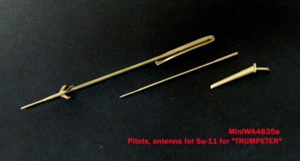 MiniWA4835a   Pitots, antenna for Su-11 for "TRUMPETER" (thumb23168)