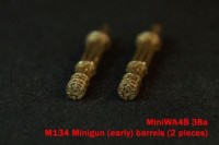 MiniWA4838a    M134 Minigun (early) barrels (2 pieces) (attach2 23173)