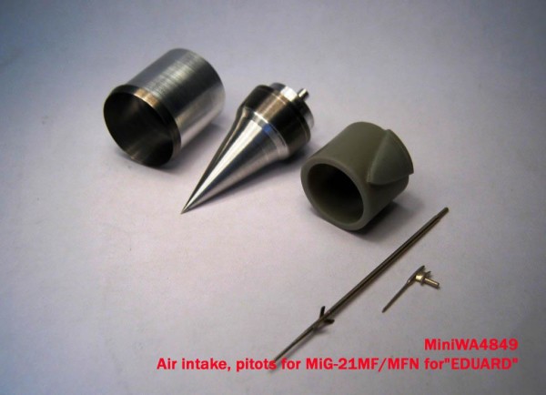MiniWA4849    Air intake, pitots for MiG-21MF/MFN for"EDUARD" (thumb23220)