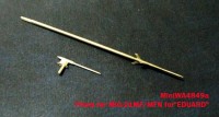 MiniWA4849a    Pitots for MiG-21MF/MFN for"EDUARD" (thumb23227)