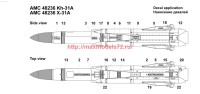 AMC 72236   Авиационная управляемая ракета Х-31А с пусковой АКУ-58-1 (attach3 37825)