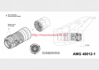 АМG 48012-1   МиГ-21М/ МФ/ ПФМ, МиГ-21С, МиГ-21Р реактивное сопло двигателя Р11Ф2-300 (attach2 38195)