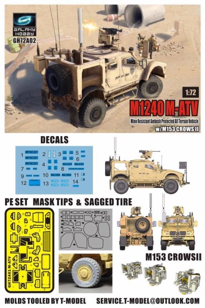 TMGH72A02   M1240 M-ATV - (Mine Resistant Ambush Protected all terrain vehicle)  with CROWSII  (thumb27454)