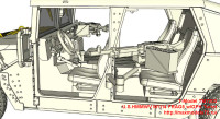 TM7203   U.S.HMMWV M1114 FRAG5 w/GPK Turret (attach6 27430)