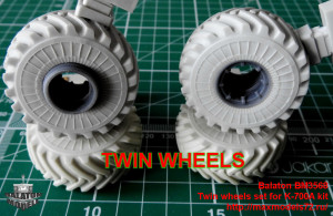 BM3568 Twin wheels set for K-700A kit (attach2 24198)
