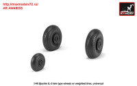 AR AW48035   1/48 Iljushin IL-2 Bark (late) wheels w/ weighted tires (attach3 31273)