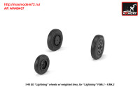 AR AW48407   1/48 EE «Lightning-II» wheels w/ weighted tires, early (attach1 31289)