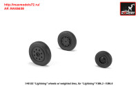 AR AW48408   1/48 EE "Lightning-II" wheels w/ weighted tires, late (thumb31294)