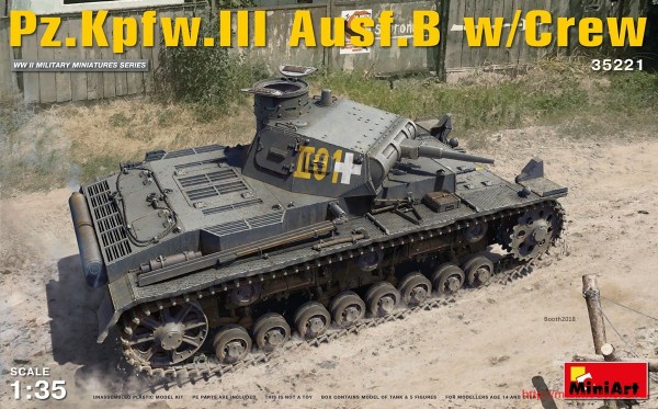 MA35221   Pz.Kpfw.III Ausf.B w/Crew (thumb32613)